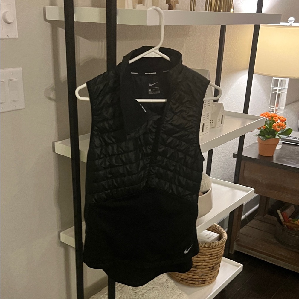Nike Black Quilted Vest